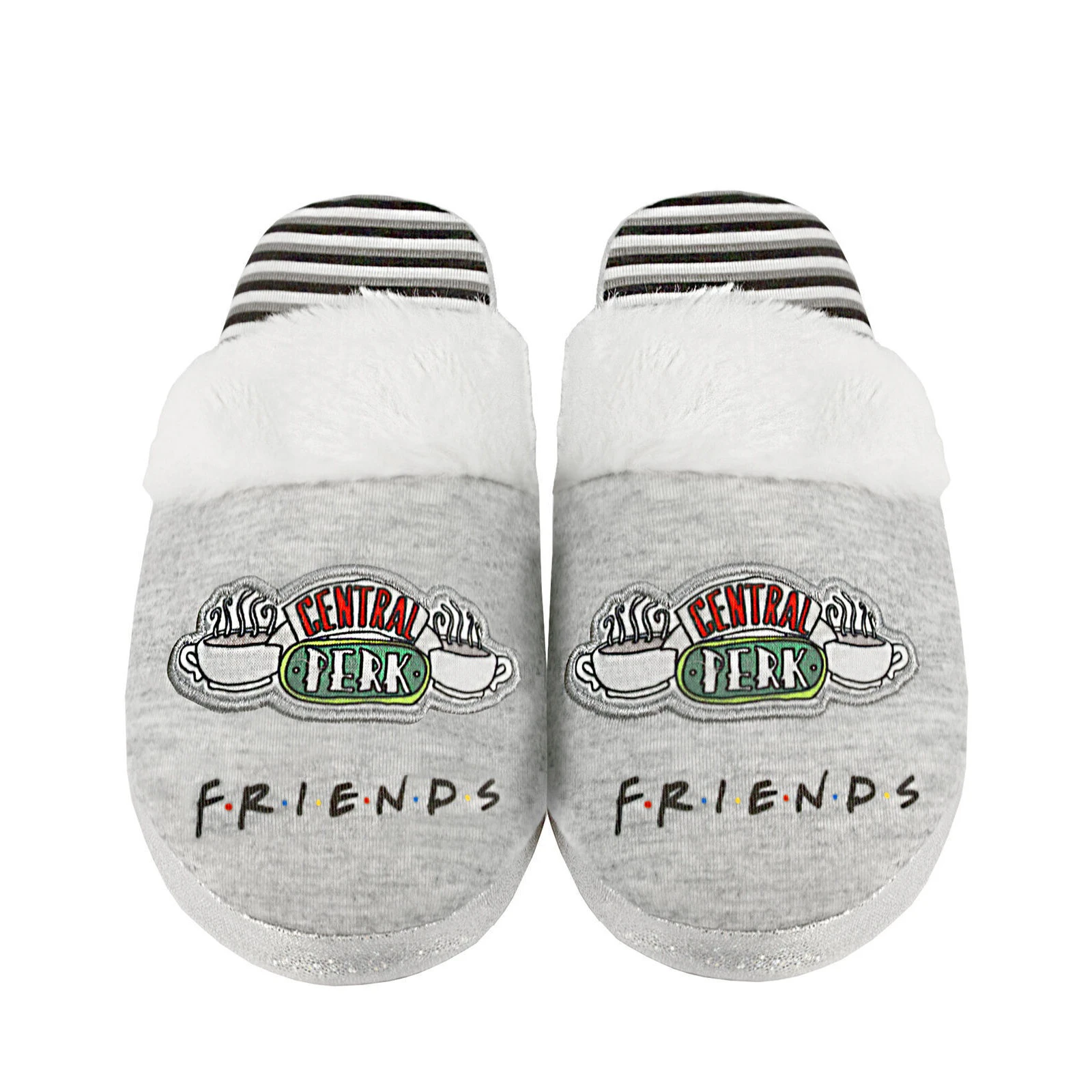 Friends Girls Central Perk Slippers (Grey) - NS5956