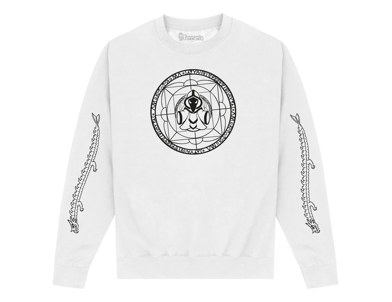 Terraria Unisex Adult Emblem Sweatshirt (White) - PN628