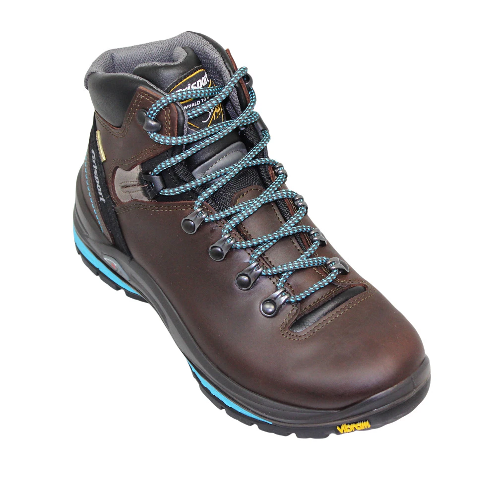 Grisport Womens Glide Waxy Leather Walking Boots (Brown/Black) - GS181