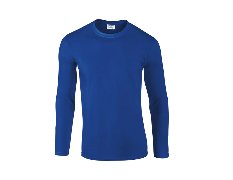 Gildan Unisex Adult Softstyle Plain Long-Sleeved T-Shirt (Royal Blue) - PC5874