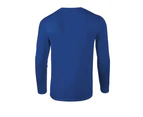 Gildan Unisex Adult Softstyle Plain Long-Sleeved T-Shirt (Royal Blue) - PC5874