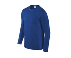 Gildan Unisex Adult Softstyle Plain Long-Sleeved T-Shirt (Royal Blue) - PC5874