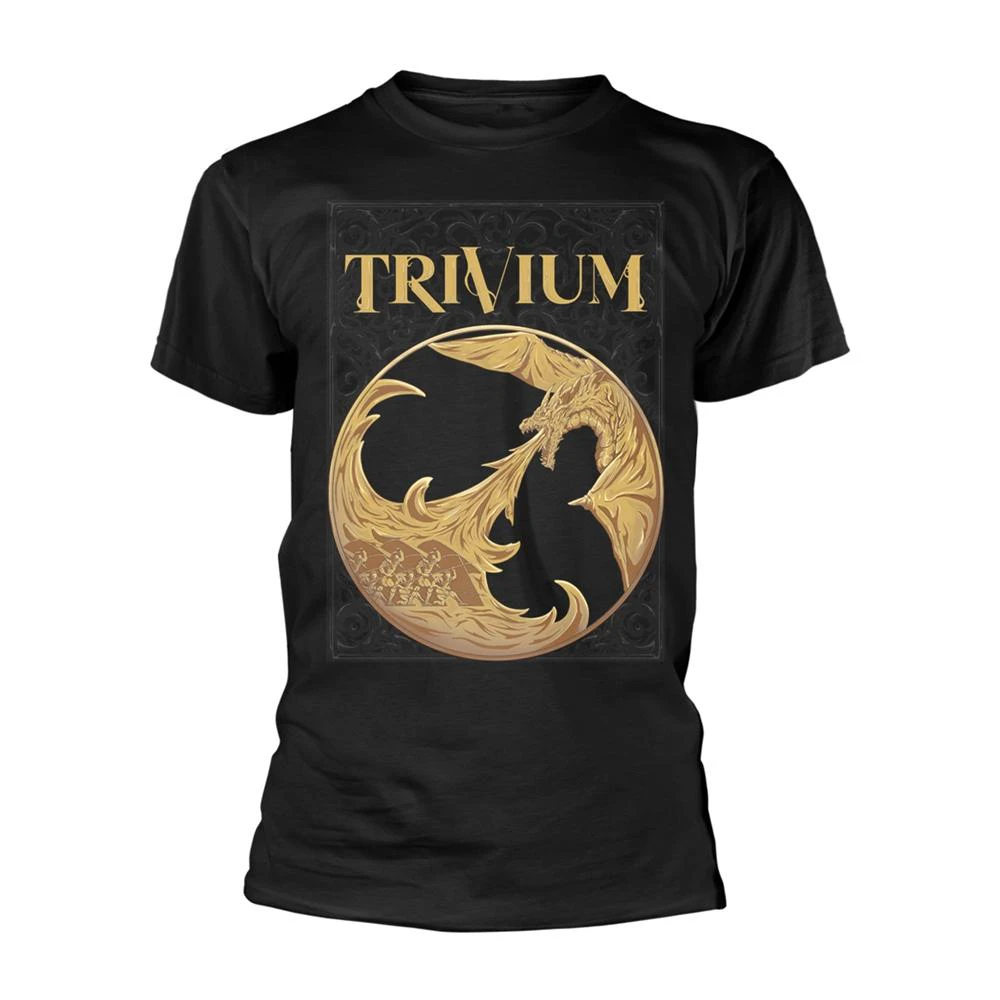 Trivium Unisex Adult Dragon T-Shirt (Black) - PH877