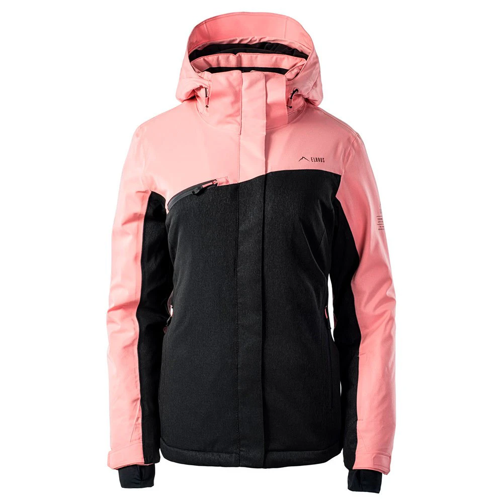 Elbrus Womens Lille II Ski Jacket (Caviar/Flamingo Pink) - IG1877