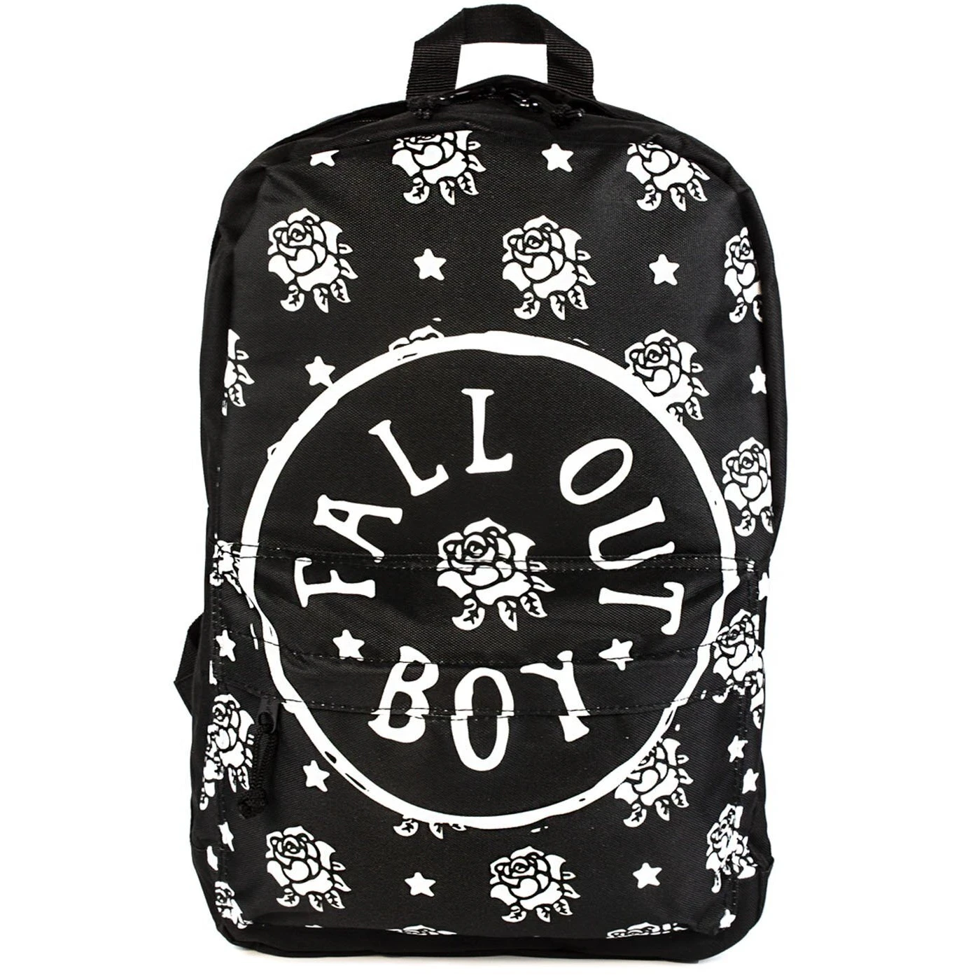 Rock Sax Fall Out Boy Backpack (Black/White) - NS5730