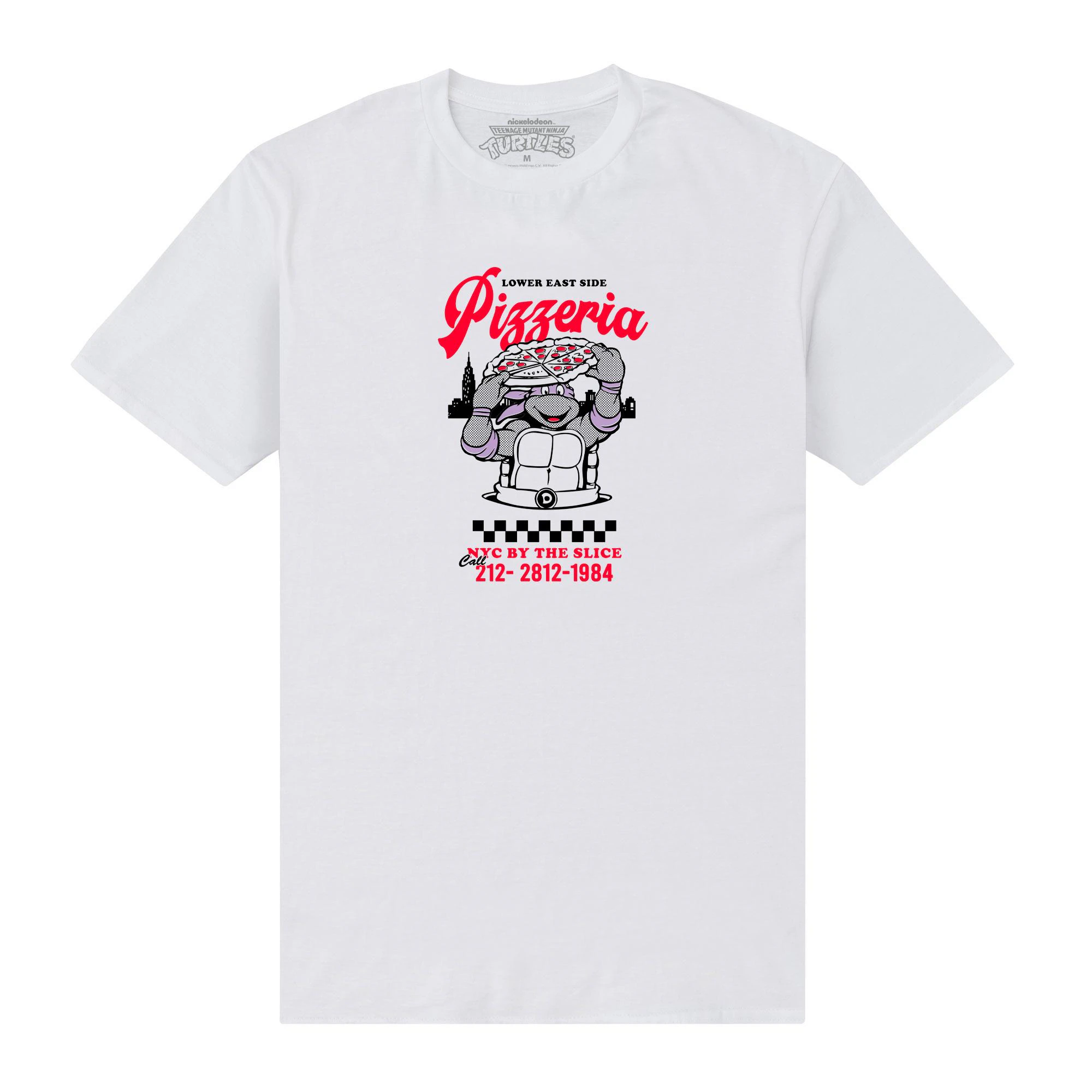 TMNT Unisex Adult Lower East Side T-Shirt (White) - PN673