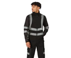 Regatta Mens Ballistic Softshell High-Vis Jacket (Black) - RG9531