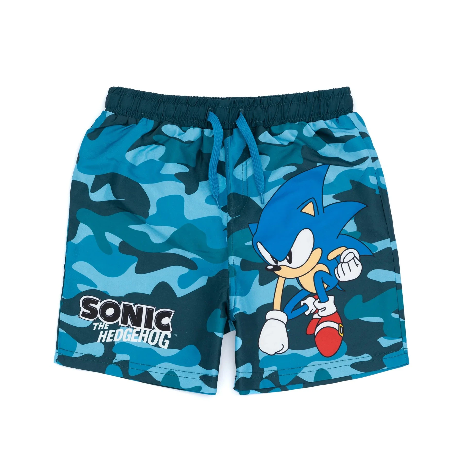 Sonic The Hedgehog Boys Swim Shorts (Blue) - NS7190