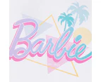 Barbie Womens Palm Tree T-Shirt (White) - NS7605