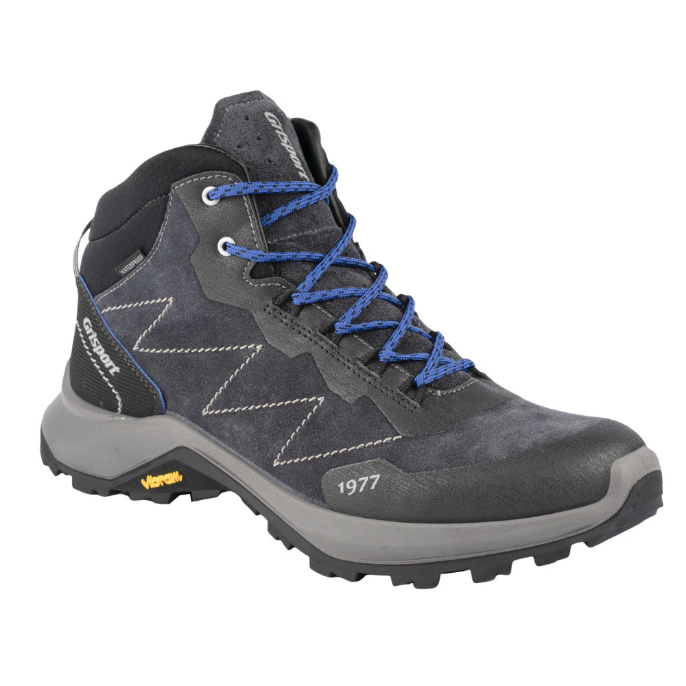 Grisport Mens Terrain Leather Walking Boots (Dark Grey) - GS180