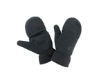 Result Unisex Adult Fingerless Gloves (Black) - PC6464