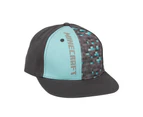 Minecraft Childrens/Kids Diamond Snapback Cap (Black/Blue) - NS6903