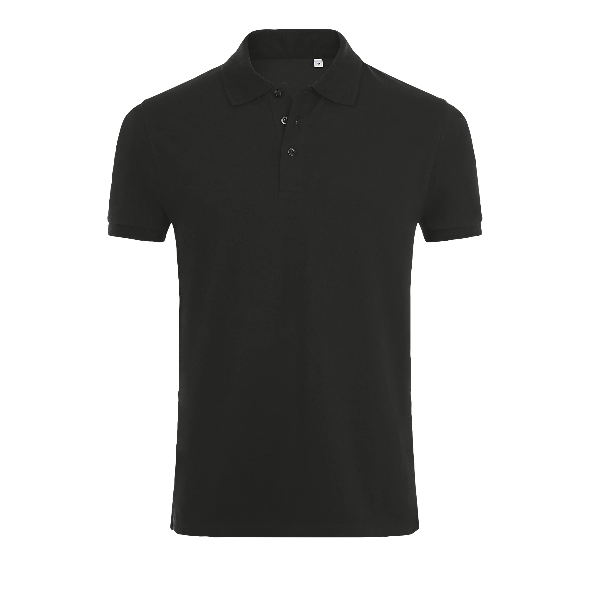 SOLS Mens Phoenix Short Sleeve Pique Polo Shirt (Black) - PC2782