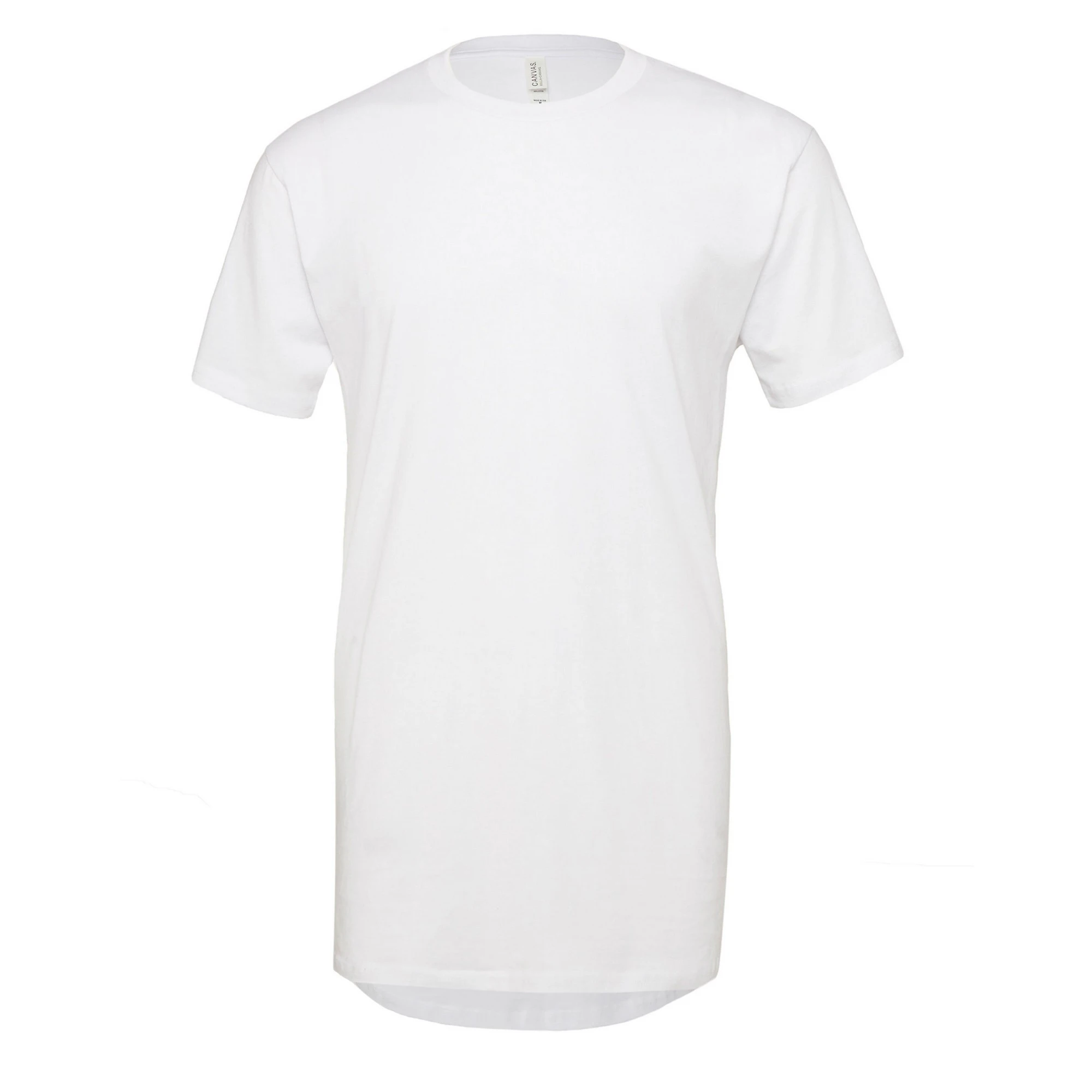 Canvas Mens Urban Long Length T-Shirt (White) - PC5925