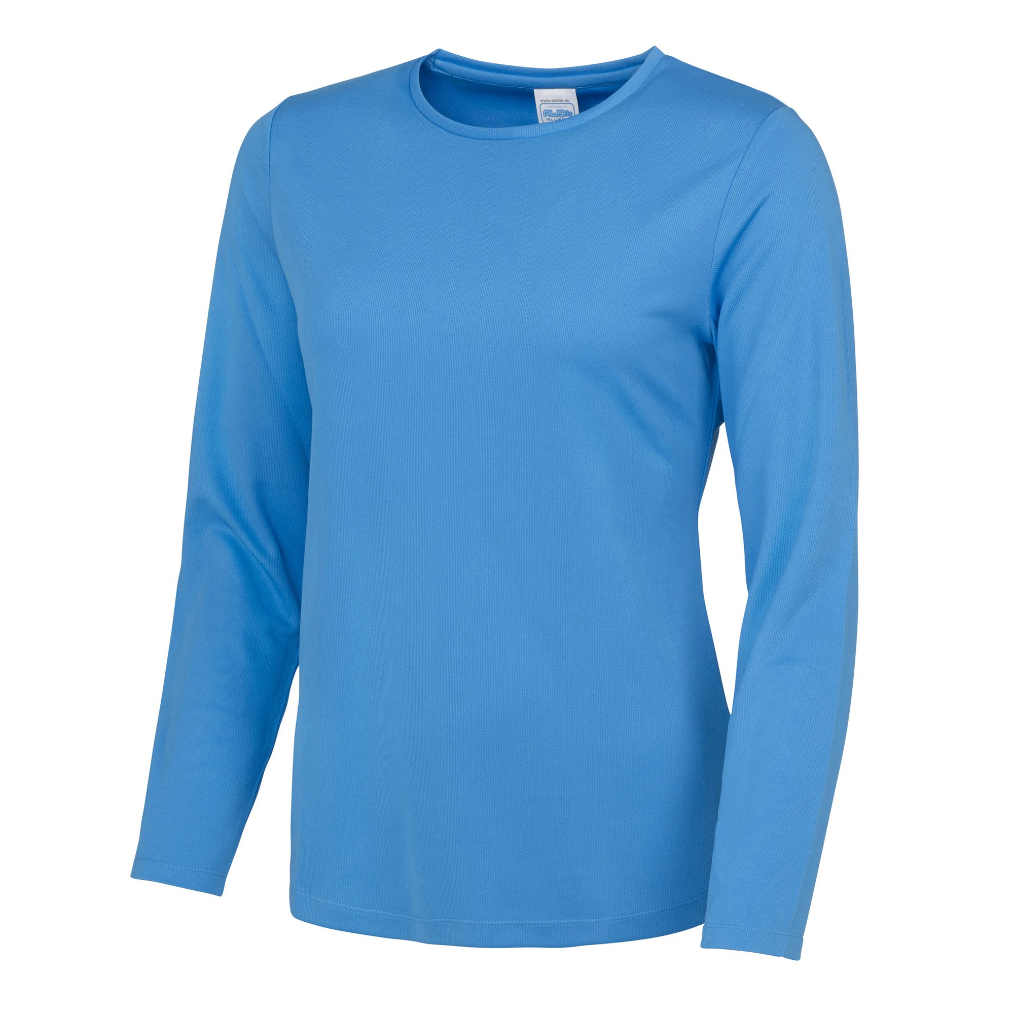 AWDis Cool Womens Girlie Long-Sleeved T-Shirt (Sapphire Blue) - PC5922