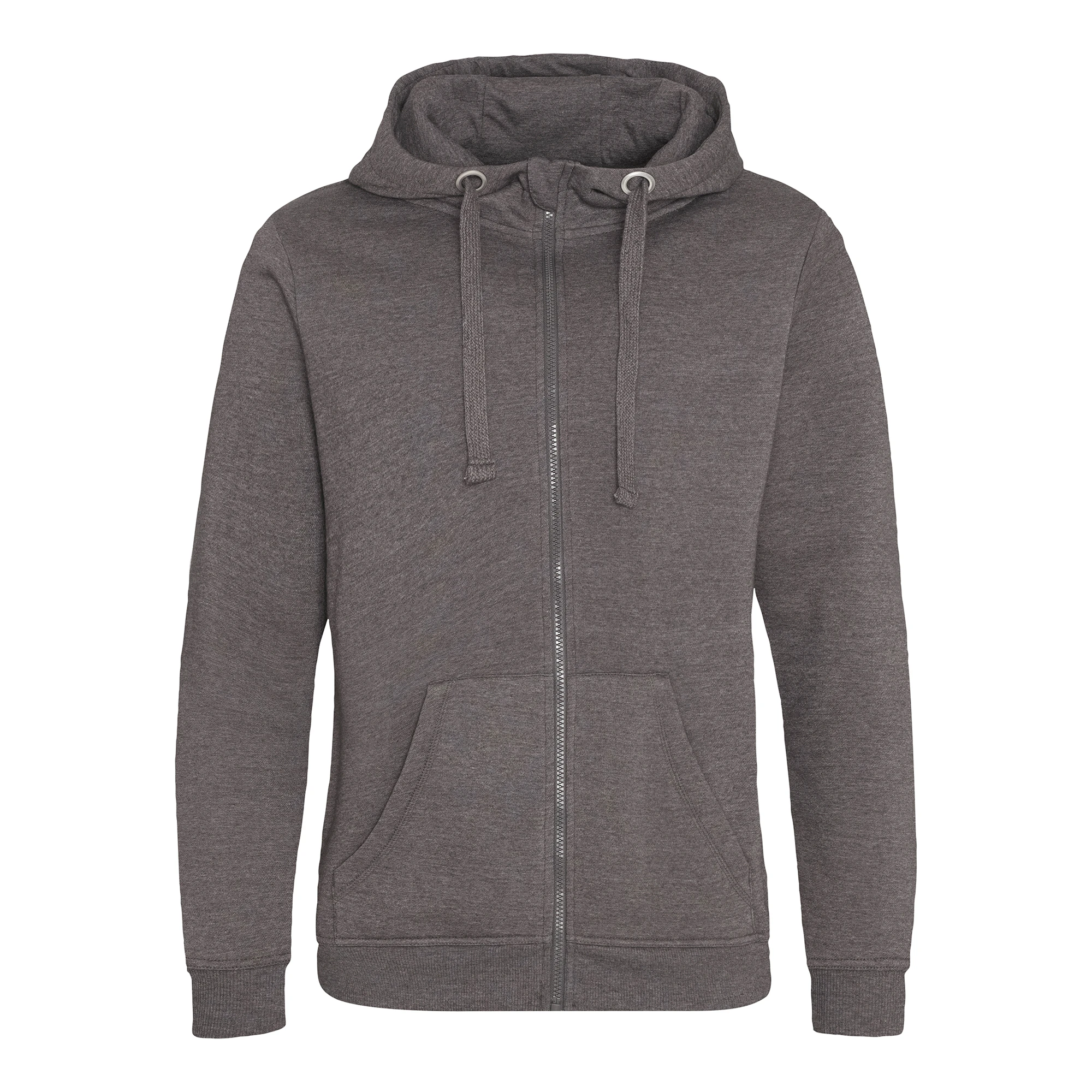 AWDis Just Hoods Mens Graduate Heavyweight Full Zip Hoodie (Charcoal) - PC2970