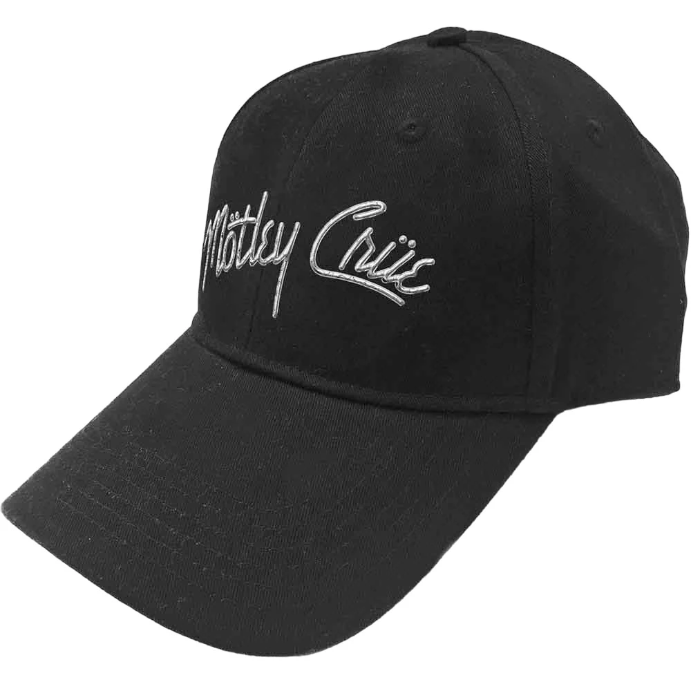 Motley Crue Unisex Adult Logo Baseball Cap (Black) - RO10352