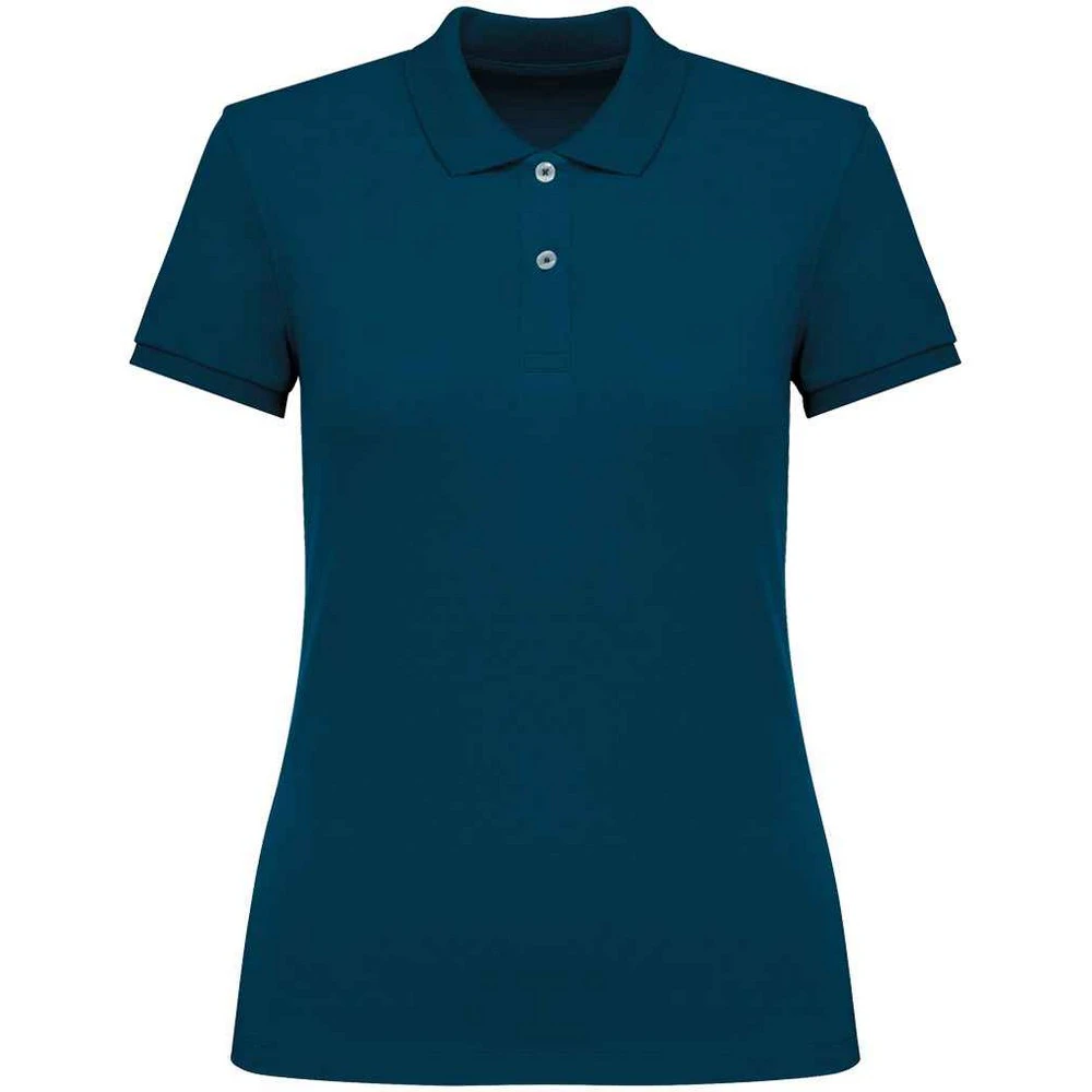 Native Spirit Womens Pique Polo Shirt (Peacock Blue) - PC6099