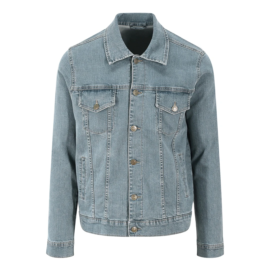 So Denim Mens Noah Denim Jacket (Light Blue Wash) - PC3640