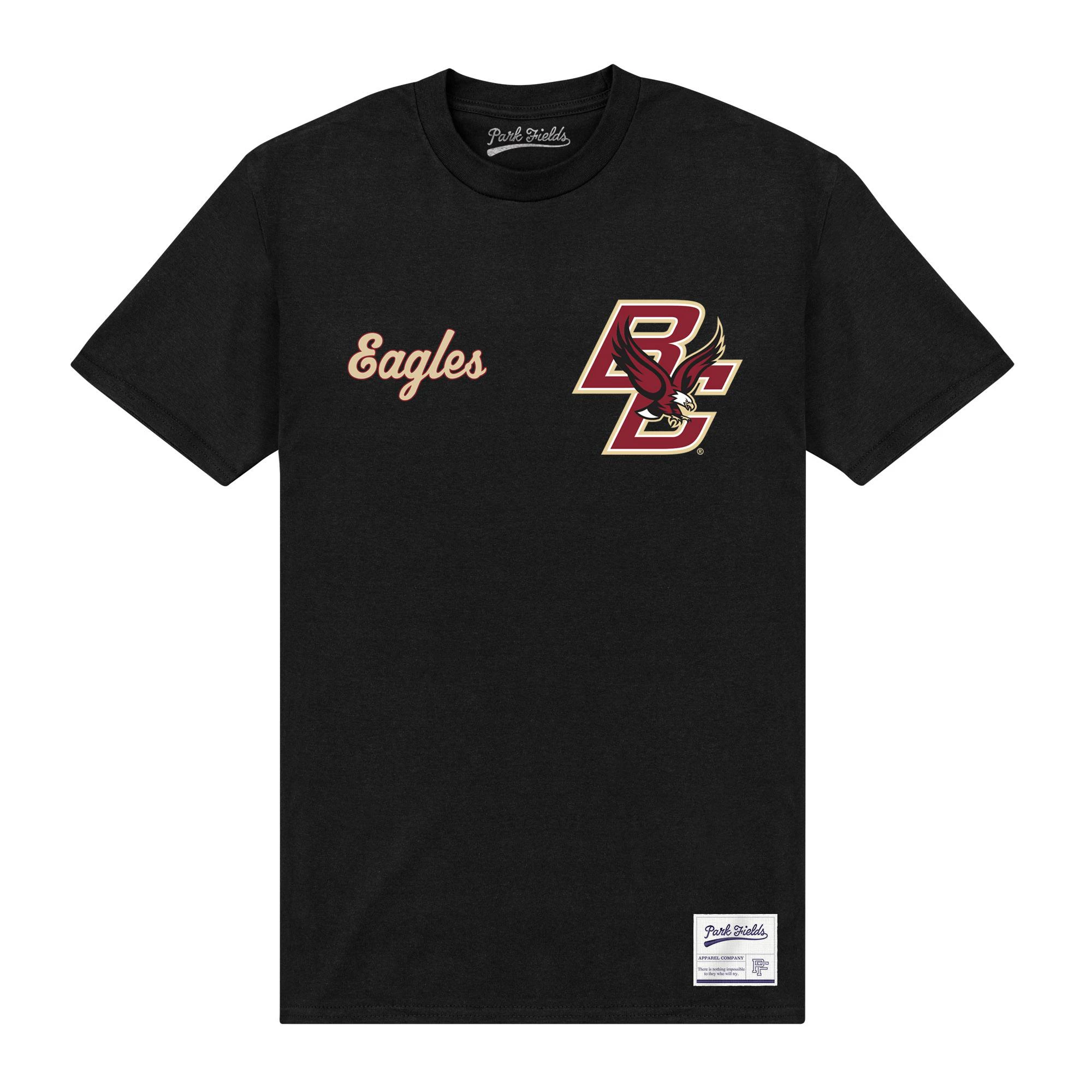 Boston College Unisex Adult BC Eagles T-Shirt (Black) - PN438