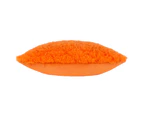 Heya Home Faux Fur Fluff Ball Cushion Cover (Orange Fever) - RV3063