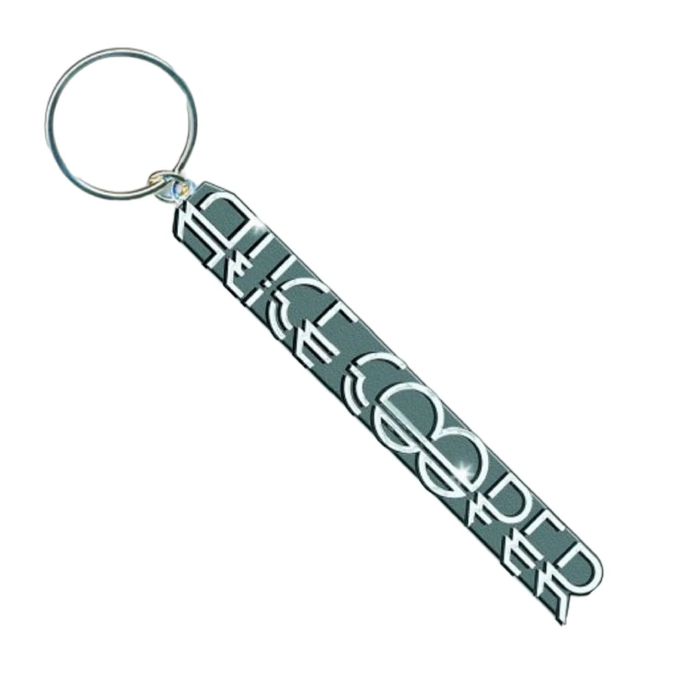 Alice Cooper Art Deco Logo Keyring (Silver) - RO6060