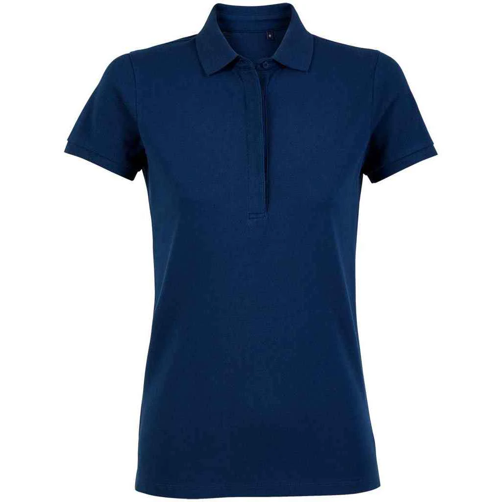 NEOBLU Womens Owen Piqué Polo Shirt (Deep Blue) - PC6143