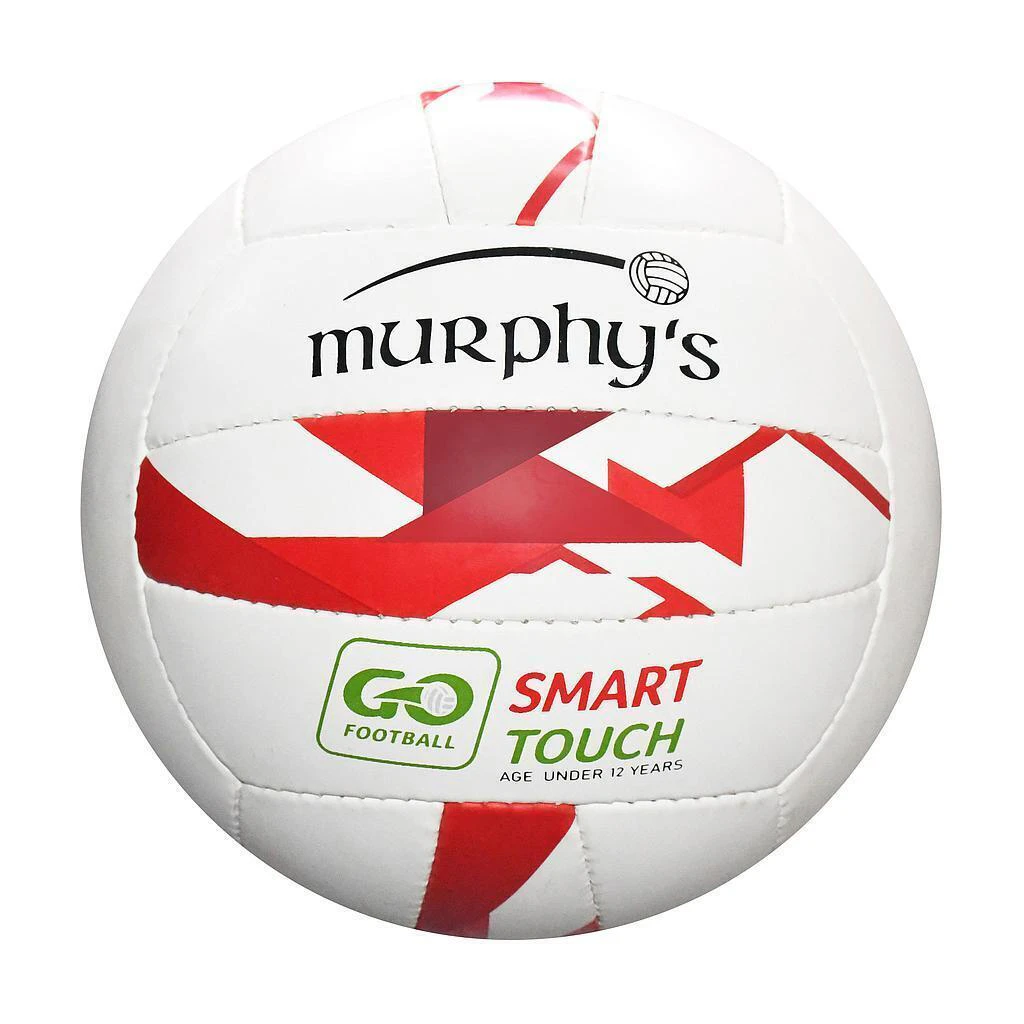 Murphys Childrens/Kids Gaelic Football (White/Red) - RD1978