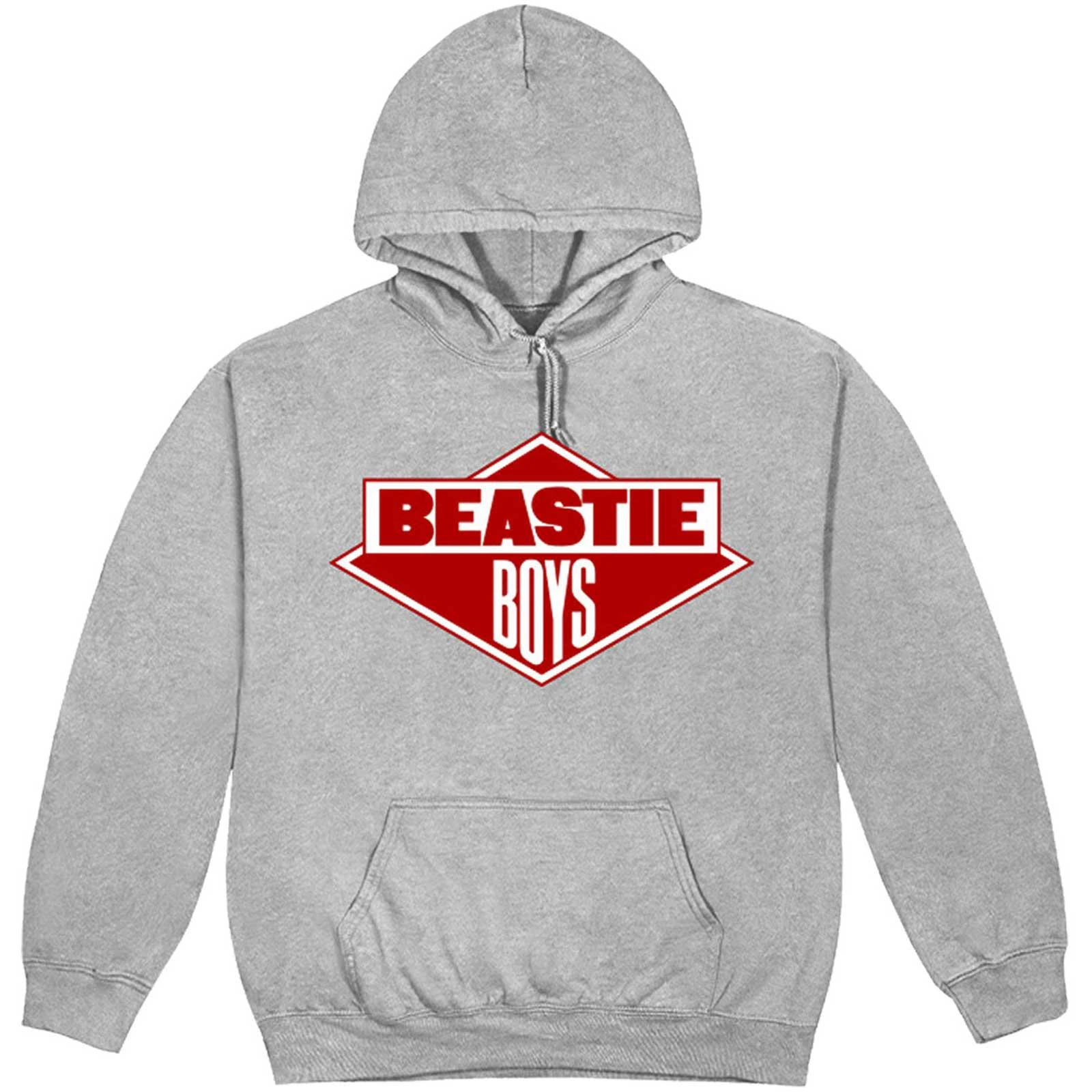 Beastie Boys Unisex Adult Diamond Logo Pullover Hoodie (Grey) - RO2959