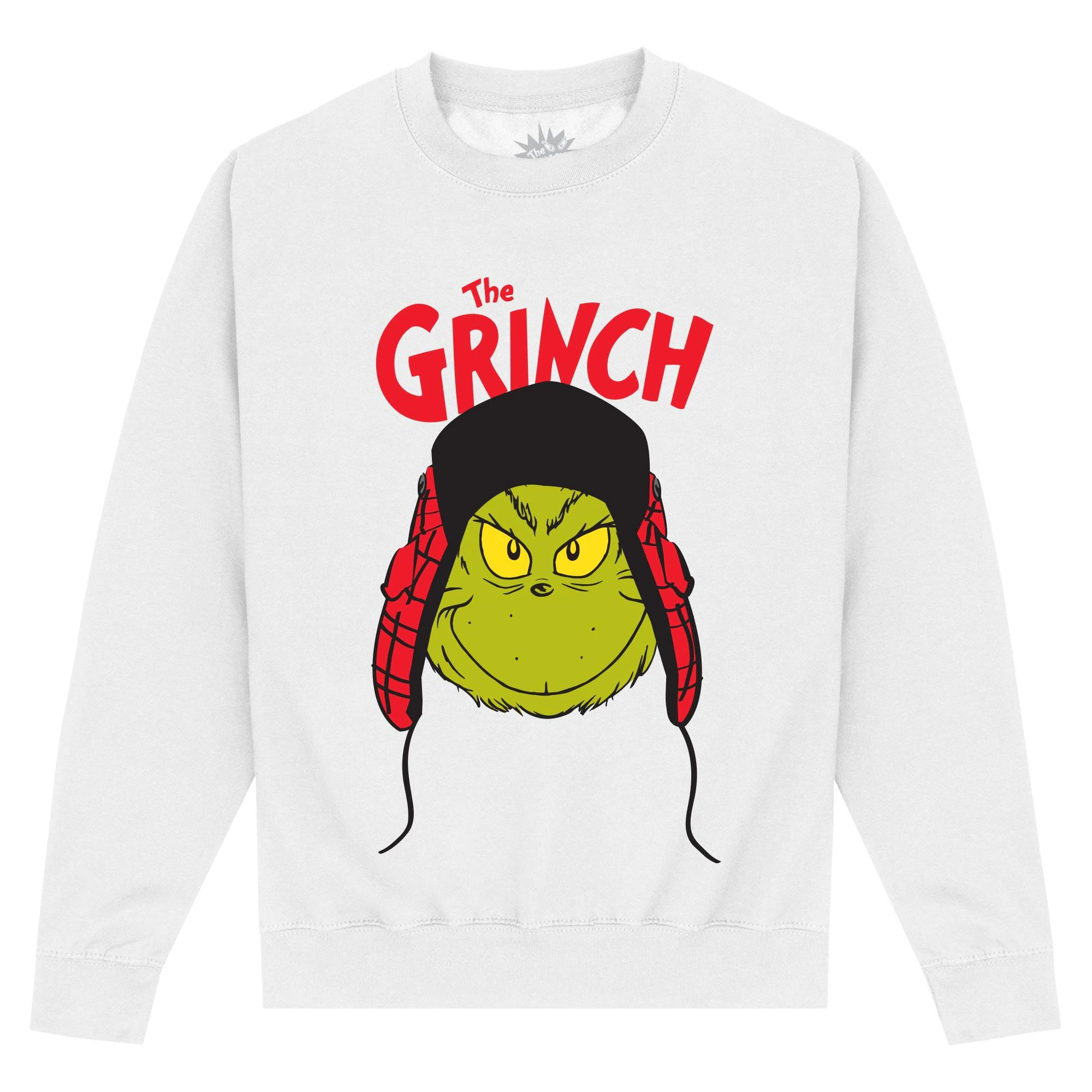 The Grinch Unisex Adult Sweatshirt (White) - PN356