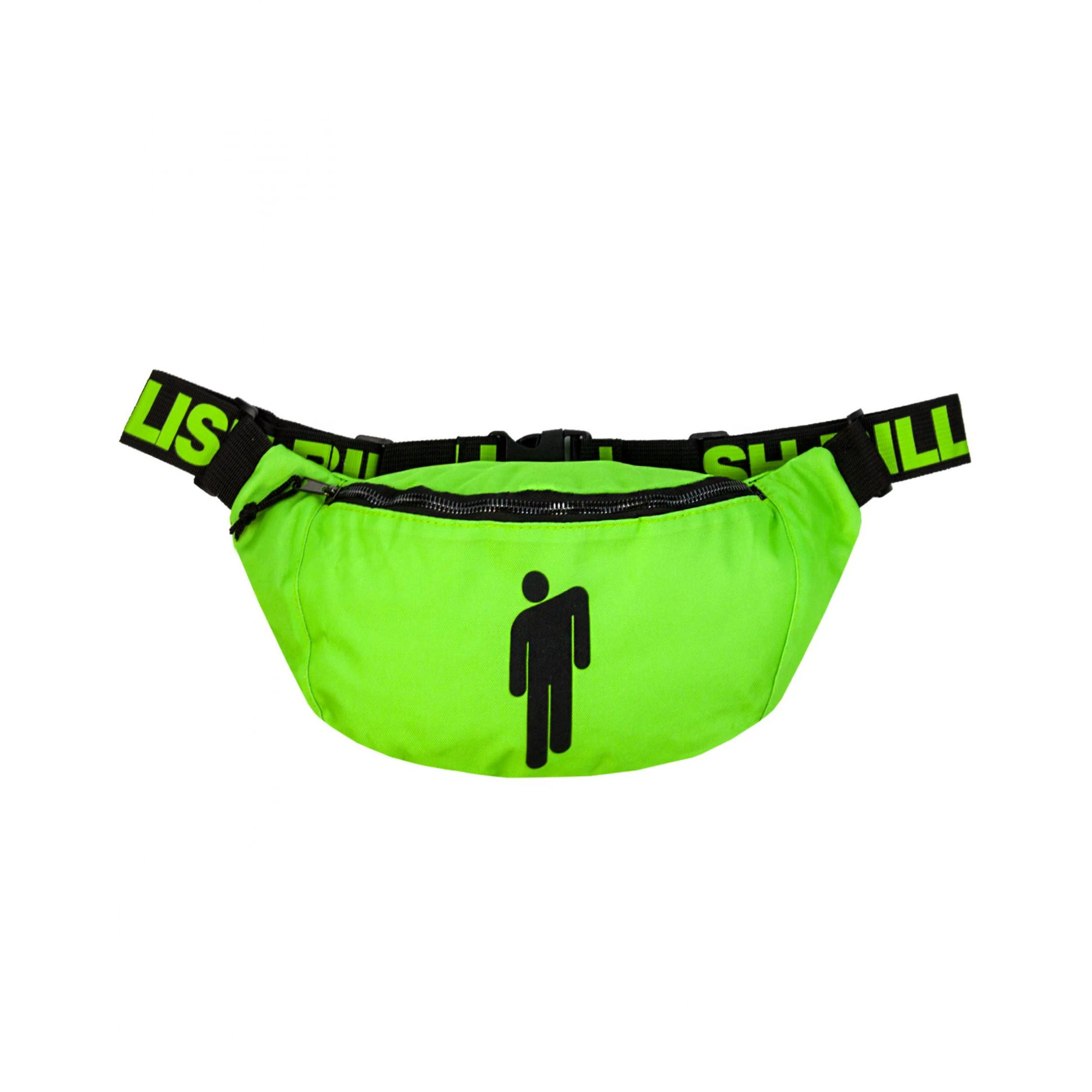 Rock Sax Bad Guy Billie Eilish Bum Bag (Fluorescent Green/Black) - NS6576