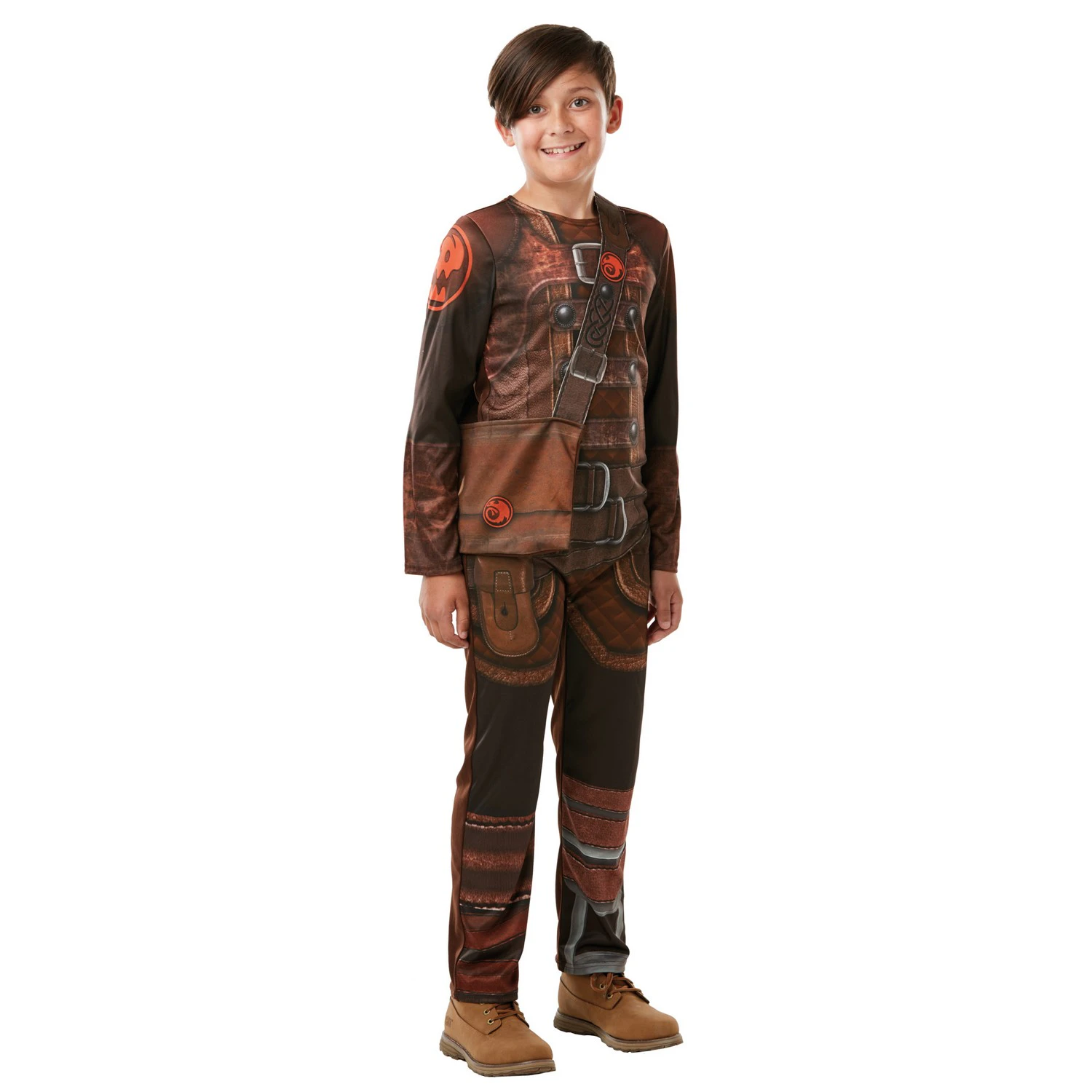 How To Train Your Dragon Childrens/Kids Hiccup Costume (Brown) - BN5211