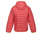 Regatta Childrens/Kids Marizion Hooded Padded Jacket (Mineral Red/Burgundy) - RG9018