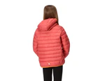 Regatta Childrens/Kids Marizion Hooded Padded Jacket (Mineral Red/Burgundy) - RG9018