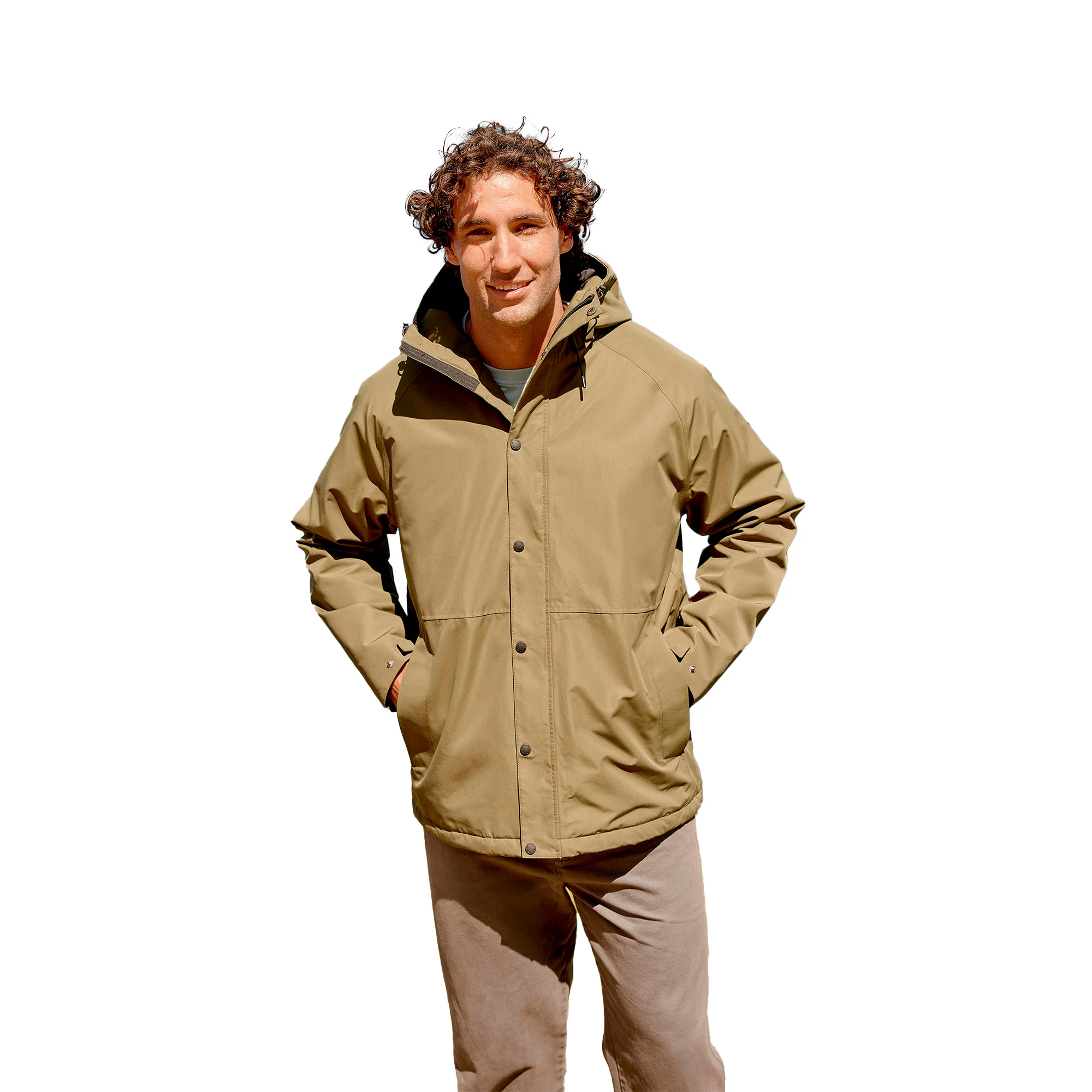 Animal Mens Harlyn Waterproof Jacket (Green) - MW3159