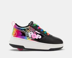 Heelys Girls' POP Dash Skate Shoes - Black/Rainbow/Flame