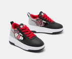 Heelys Boys' POP Dash Skate Shoes - Black/Grey/Red Flame