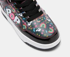 Heelys Girls' POP Contend Skate Shoes - Black/Pink/Rainbow