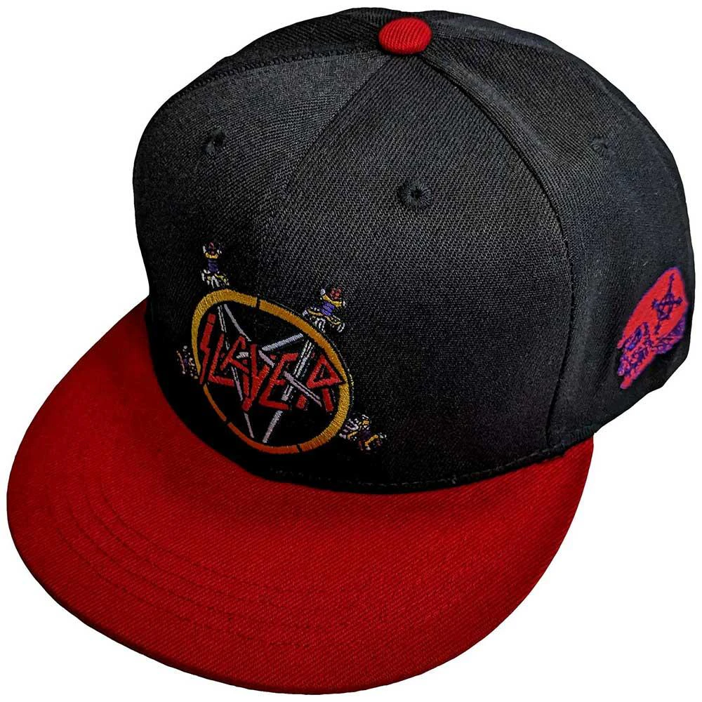 Slayer Unisex Adult Hell Awaits Snapback Baseball Cap (Red/Black) - RO10130