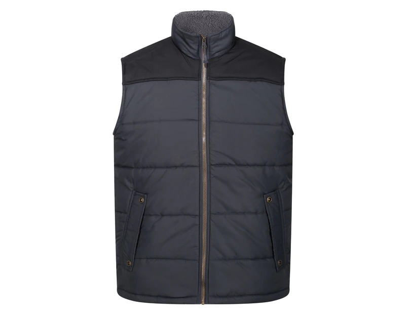 Regatta Mens Standout Altoona Insulated Bodywarmer Jacket (Seal Grey/Black) - RG1619