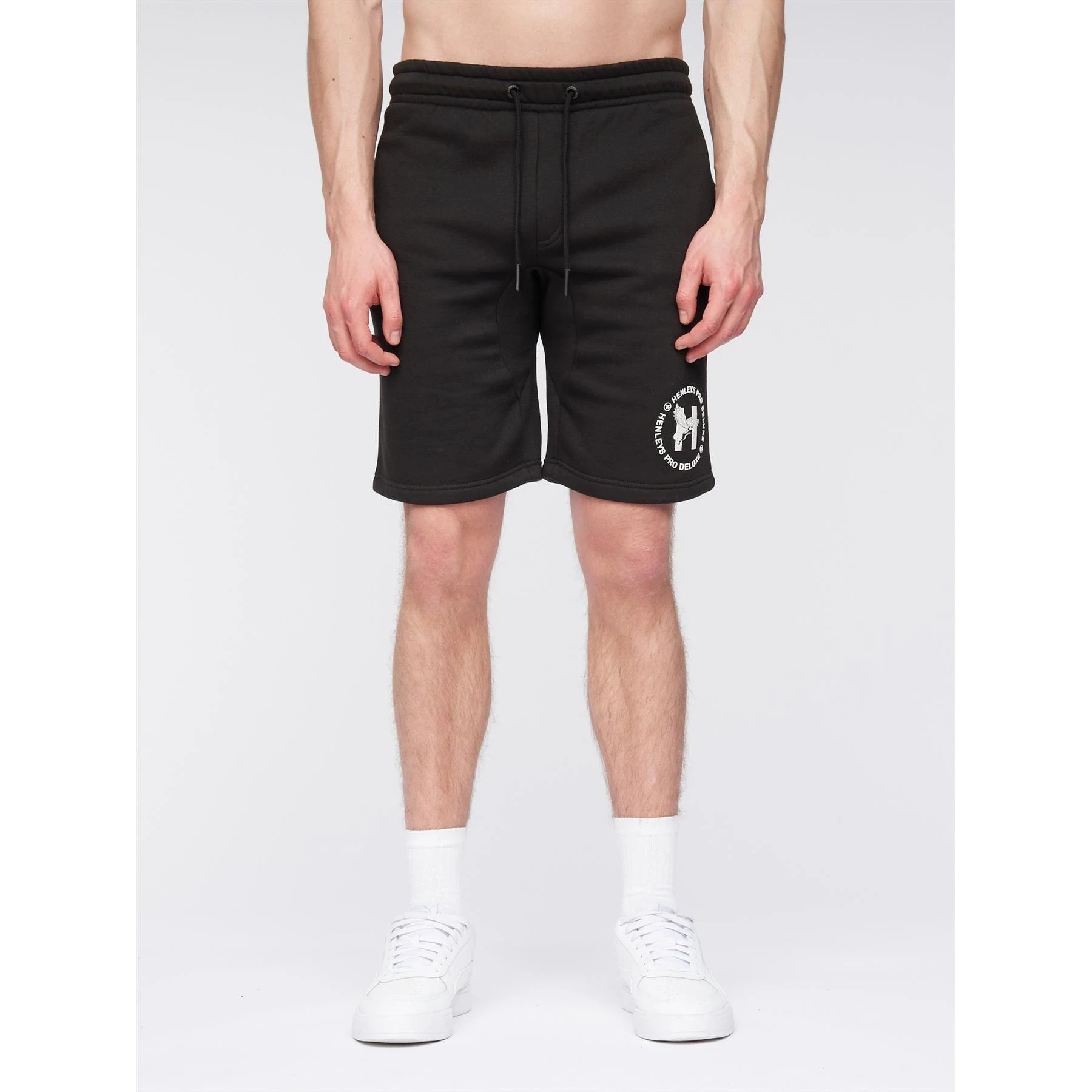 Henleys Mens Metafone Sweat Shorts (Black) - BG1403