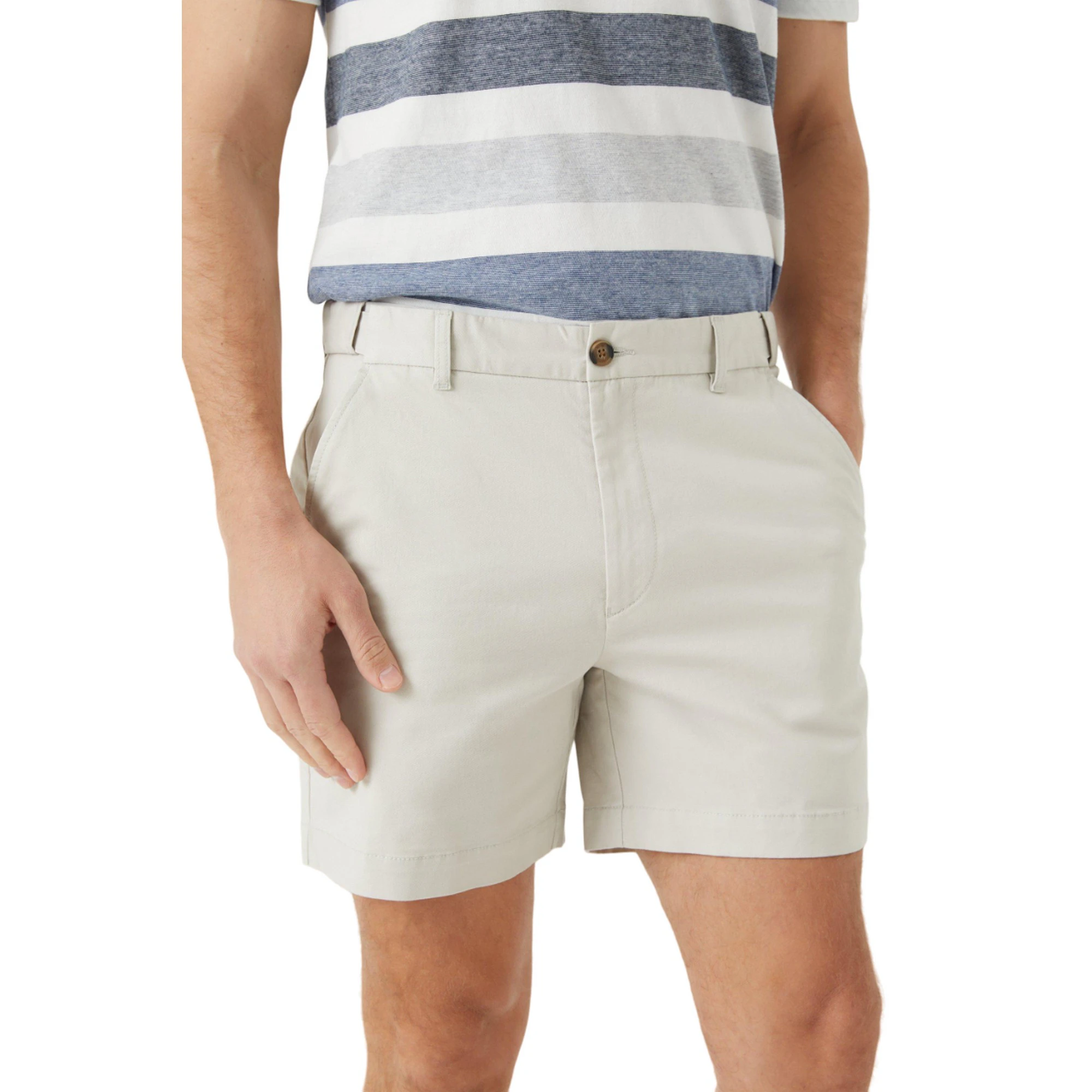 Maine Mens Premium Skipper Shorts (Off White) - DH6024