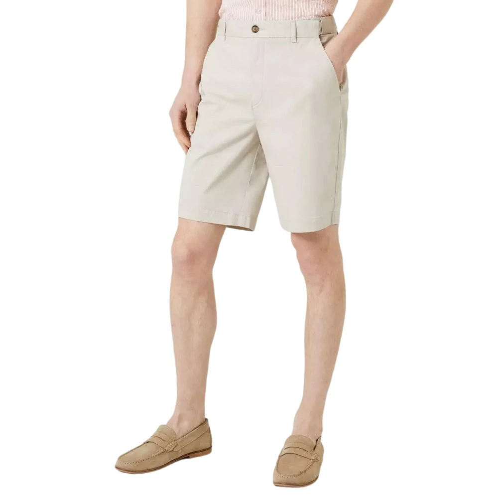 Maine Mens Premium Chino Shorts (Off White) - DH5667