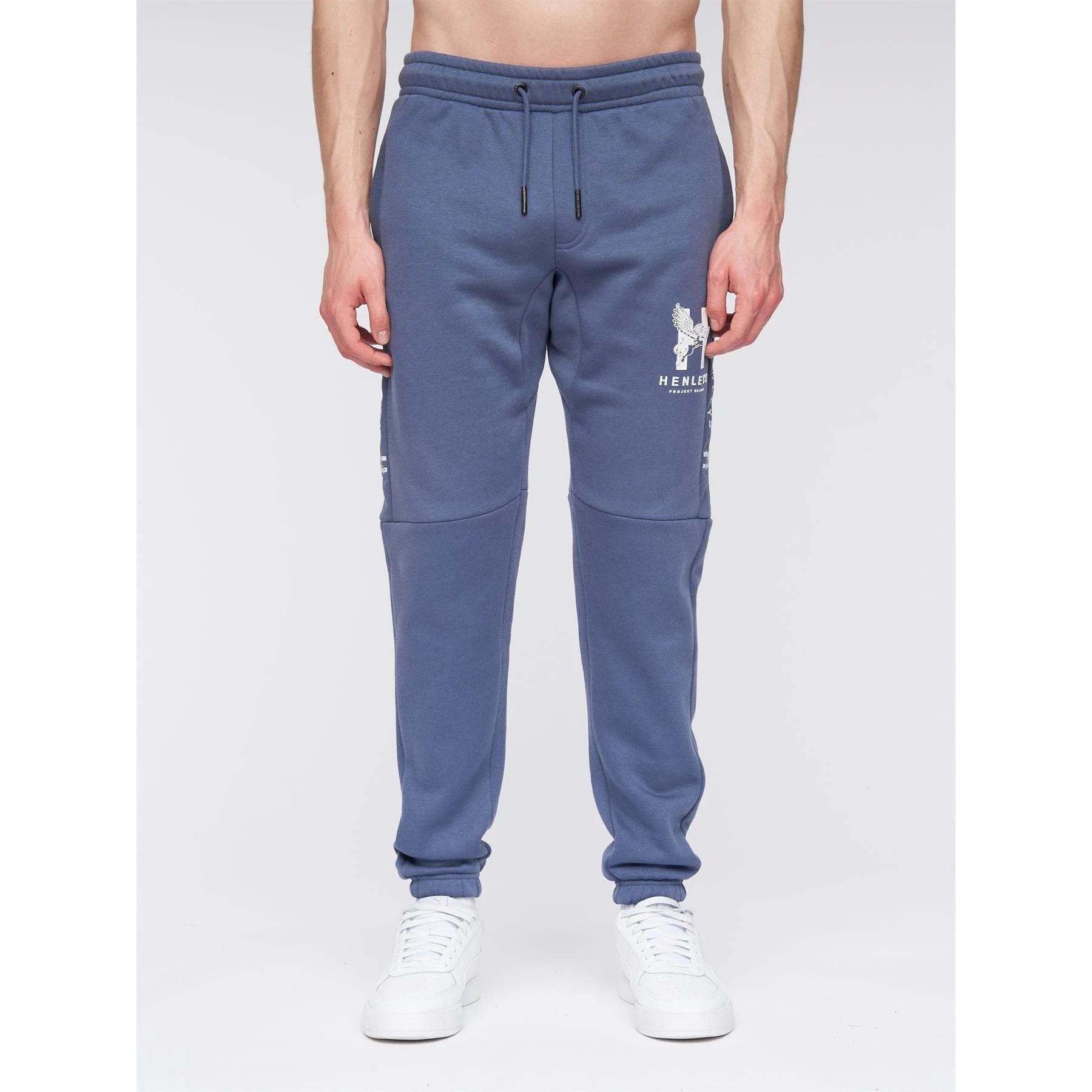 Henleys Mens Tapehen Jogging Bottoms (Deep Blue) - BG1419