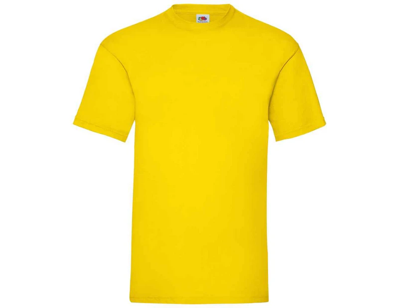 Fruit of the Loom Mens Valueweight T-Shirt (Yellow) - PC5569