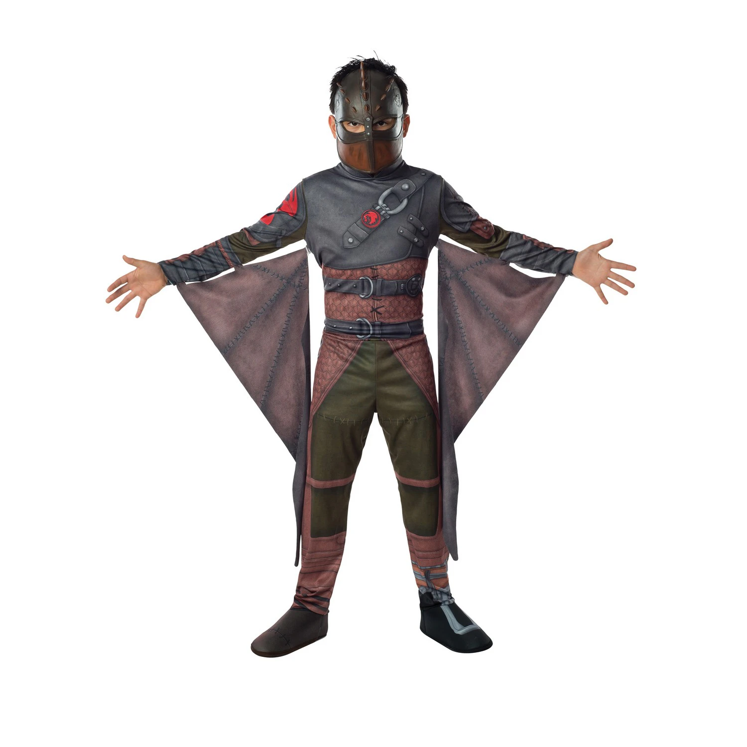 How To Train Your Dragon Childrens/Kids Hiccup Costume (Brown/Black) - BN5086