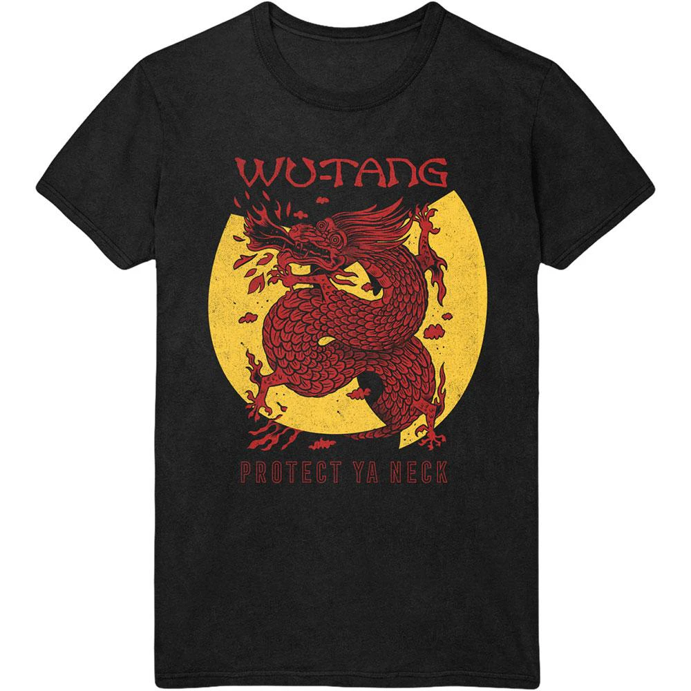 Wu-Tang Clan Unisex Adult Inferno T-Shirt (Black) - RO656