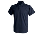 Finden & Hales Mens Piped Performance Polo Shirt (Navy) - PC6201