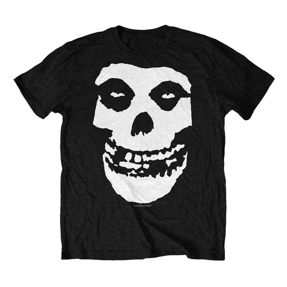 Misfits Unisex Adult Fiend Skull Cotton T-Shirt (Black) - RO7803