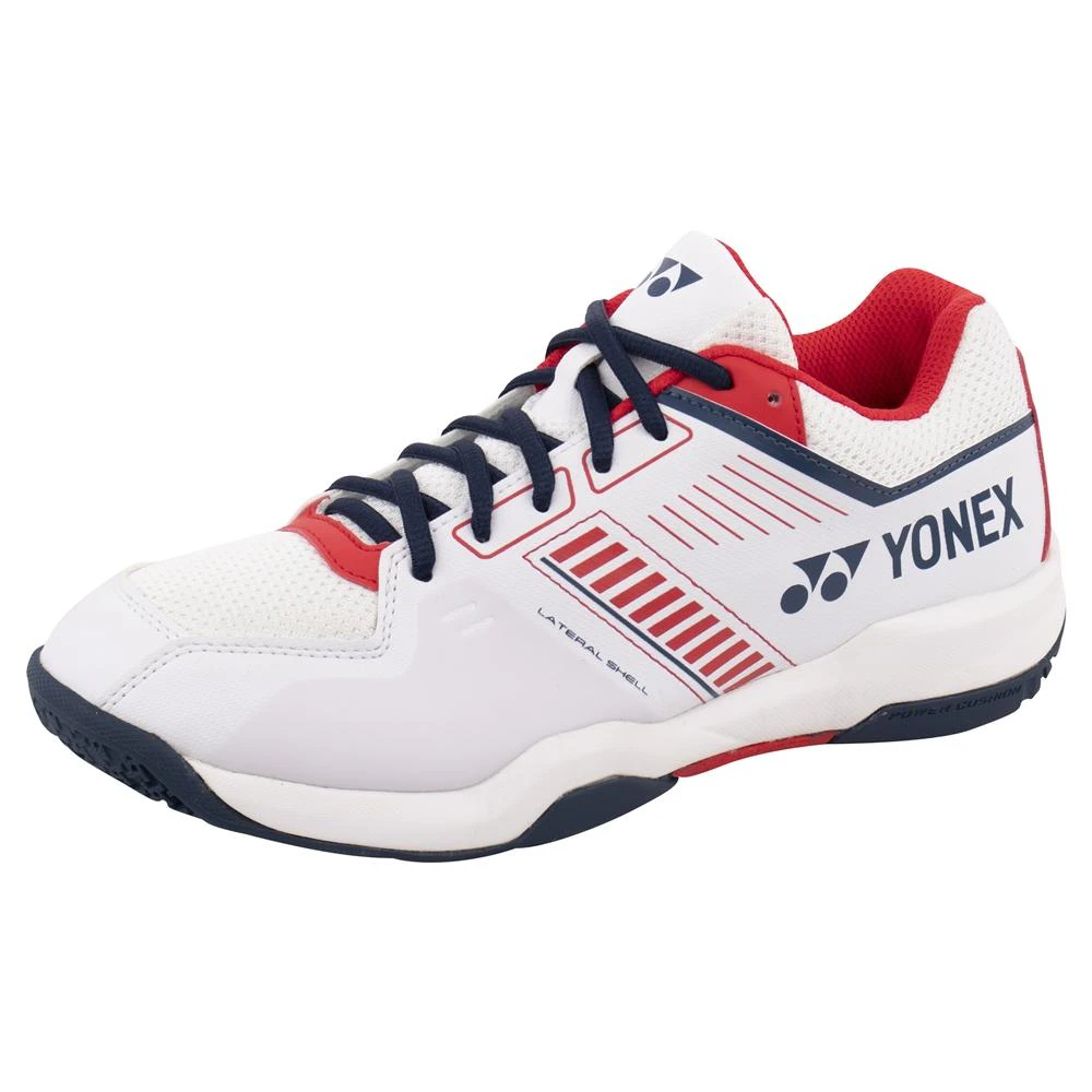 Yonex Mens Strider Flow 2024 Badminton Shoes (White/Red) - CS2019